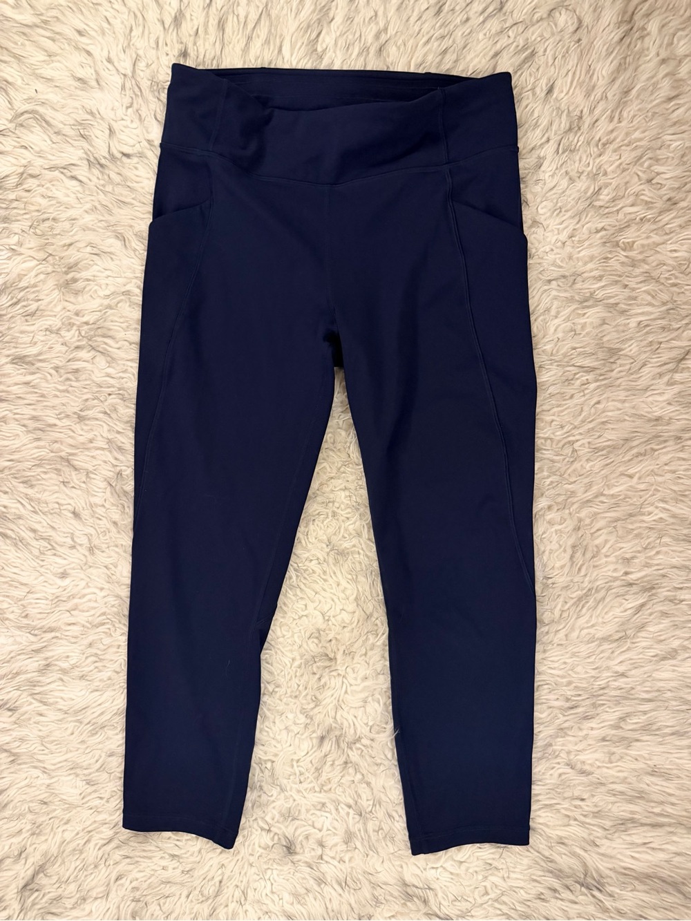 Lululemon Time To Sweat Crop 23" - True Navy